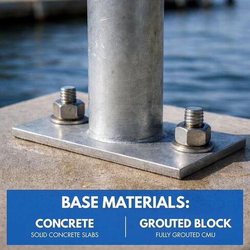 3/8 بوصة × 3-3/4 بوصة 304 مرساة إسفينية من الفولاذ المقاوم للصدأ للخرسانة والأسمنت | مسامير من الفولاذ المقاوم للصدأ شديدة التحمل مقاس 3/8 بوصة للتطبيقات الخارجية والساحلية (صندوق مكون من 50 قطعة) in Kuwait