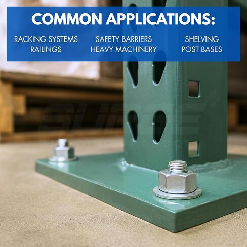 3/8 بوصة × 3-3/4 بوصة 304 مرساة إسفينية من الفولاذ المقاوم للصدأ للخرسانة والأسمنت | مسامير من الفولاذ المقاوم للصدأ شديدة التحمل مقاس 3/8 بوصة للتطبيقات الخارجية والساحلية (صندوق مكون من 50 قطعة) in Kuwait