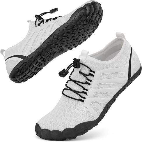 ATHMILE Water Shoes for Women Men Quick Dry Five Toe Aqua Barefoot Shoes for Beach Vacation Swim Hiking Pool Outdoor Sports Wide Toe Box with Non-Slip Rubber Sole in Kuwait