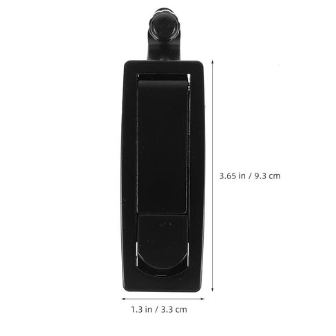 Compression Latch Lock for Industrial Equipment Cabinet Door, Zinc Alloy Adjustable Lever, Black Button Type, Door Latch Replacement Accessory for Machinery Enclosures in Saudi Arabia