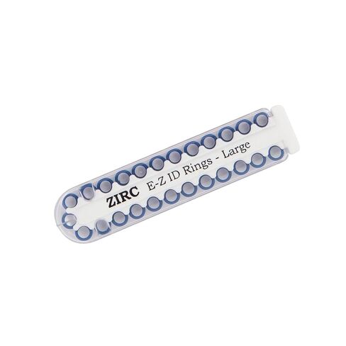 Zirc Dental 70Z200T E-Z ID حلقات أداة كبيرة منتصف الليل الأزرق 25 / Pk in Kuwait