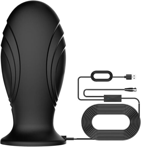 Great Digital TV Antenna, Magnetic Base for Installation, HD Indoor Antenna, Compatible with TVs in Kuwait