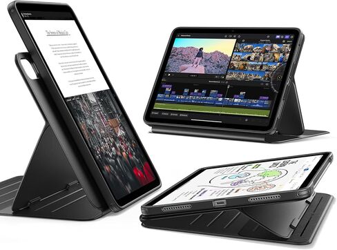 ESR لـ IPAD AIR CASE 13 بوصة M3/M2 (2025/2024) ، الغطاء المغناطيسي القابل للإزالة ، صورة قابلة للتعديل/المناظر الطبيعية مع عرض شاشة مرفوعة ، 9 زوايا دائمة ، سلسلة التحول ، الأزرق in Kuwait