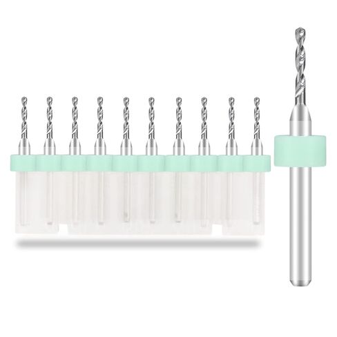 Twist Drill Bits,Metal Bit,1.5mm Import Mini PCB for Print Circuit Board Carbide CNC Drilling Set, Box in Kuwait