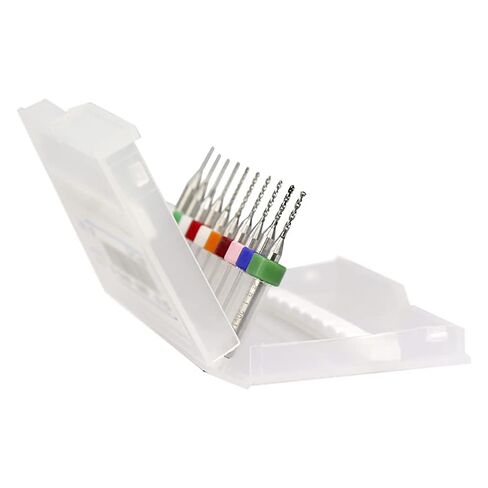 Twist Drill Bits,Metal Bit,PCB Set 2.1Mm to 3Mm for Print Circuit Board Jewelry CNC Engraving 10Pcs in Kuwait