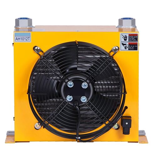 AH1012T-CA لوحة مبادل حراري 100 لتر / دقيقة مبرد هواء من الألومنيوم بالزيت الهيدروليكي مع مروحة فعالة في امتصاص الصدمات (AC220) in Kuwait