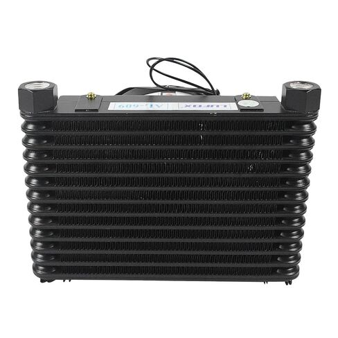 Oil Cooling Heat Exchanger Radiator Oil Cooler Plate Pin AL609T-CA 10L/min Flow Hydraulic System Efficient Shock Absorption(AC110) in Kuwait