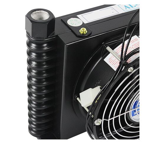 Oil Cooling Heat Exchanger Radiator Oil Cooler Plate Pin AL609T-CA 10L/min Flow Hydraulic System Efficient Shock Absorption(AC110) in Kuwait