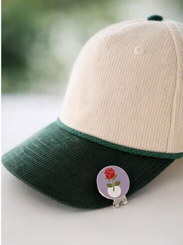 Flower Golf Ball Marker, Set of 5 with Magnetic Hat Clip – Iron Enamel Flower Golf Markers for Women – Daisy, Rose, Tulip, Sunflower & Lavender in Saudi Arabia