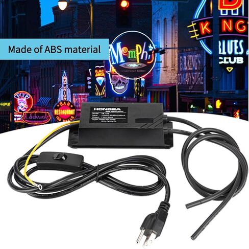Neon Sign Transformer Power Supply Rectifier Kit, 7.5KV 30mA 110V, Neon Light Ballast Replacement, Neon Tech Power Supply Model, Neon Transformer Power, Electronic Neon Light Signs for Bar in Saudi Arabia