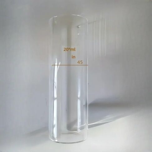 45mL Cold Filter Point Measuring Cup | CFPP Pipetting Glass Tube | Laboratory Diesel Engine Cold Filter Point Testing Accessories in Kuwait