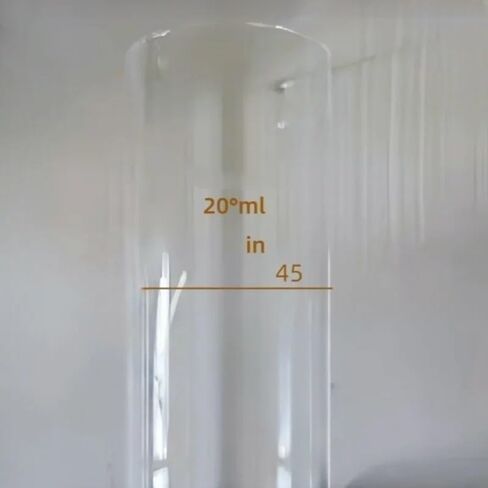 45mL Cold Filter Point Measuring Cup | CFPP Pipetting Glass Tube | Laboratory Diesel Engine Cold Filter Point Testing Accessories in Kuwait