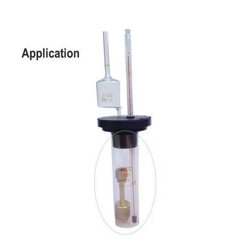45mL Cold Filter Point Measuring Cup | CFPP Pipetting Glass Tube | Laboratory Diesel Engine Cold Filter Point Testing Accessories in Kuwait