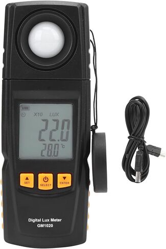 1020 Light Illuminance Meter Digital Luxmeter Light Strength Tester for Lighting Measurement ABS Material in Saudi Arabia