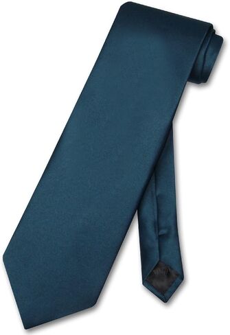 Vesuvio Napoli NeckTie Solid TEAL Color Men's Neck Tie, Aqua Green, One Size in Saudi Arabia