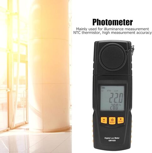 1020 Light Illuminance Meter Digital Luxmeter Light Strength Tester for Lighting Measurement ABS Material in Saudi Arabia