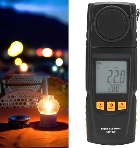 1020 Light Illuminance Meter Digital Luxmeter Light Strength Tester for Lighting Measurement ABS Material in Saudi Arabia