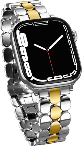 Snblk متوافق مع أشرطة Apple Watch للنساء: 40 مم 41 مم 42 مم 38 مم 44 مم 45 مم 46 مم 49 مم - حزام معدني من الفولاذ المقاوم للصدأ لسلسلة Iwatch Bands Series 10 9 8 7 6 5 4 3 2 1 SE in Kuwait