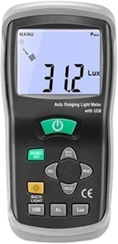 مقياس لوكس الرقمي، وهو مقياس إضاءة يستخدم لقياس الأشعة فوق البنفسجية الضارة لأشعة الشمس - وهو مستشعر رقمي محمول باليد لمؤشر الأشعة فوق البنفسجية in Kuwait