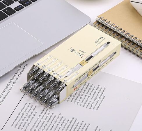 Retractable Gel Ink Pens Quick-drying Ink 0.5mm, Style of Japanese Gel Pens for Office School Supplies,12-Pack (Red Ink 12-Pack) in Kuwait