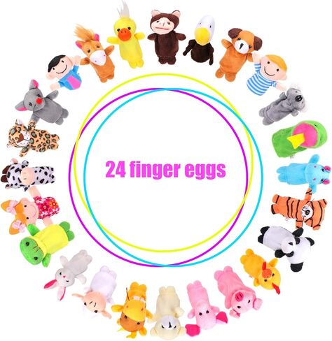 72 PCS البلاستيك المطبوعة بيض عيد الفصح الساطع 2.36 "طويل الصيد في عيد الفصح ، وملء الأطعمة وصالح الحفلات ، وسلة السلة in Kuwait