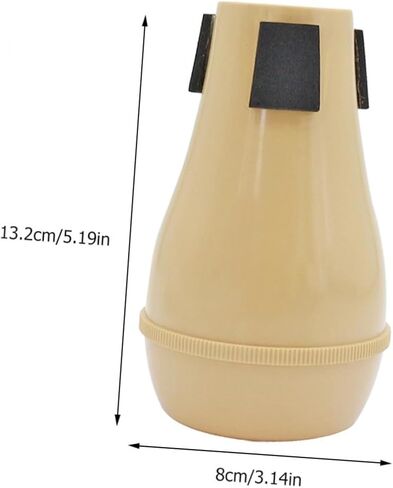 Totority Professional Tenor Trombone Mute Abs Material Half-closed Sound Silencer Lightweight Practice Accessory for Alto and Tenor Trombones in Saudi Arabia