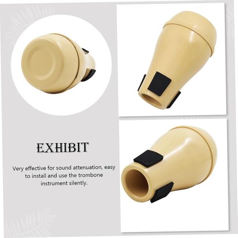 Totority Professional Tenor Trombone Mute Abs Material Half-closed Sound Silencer Lightweight Practice Accessory for Alto and Tenor Trombones in Saudi Arabia