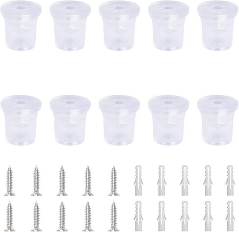 Acrylic Advertising Nails, 10PCS Clip-in Acrylic Standoffs for Art Framing Grade Acrylic Floating Frames, 25 * 25mm in Saudi Arabia