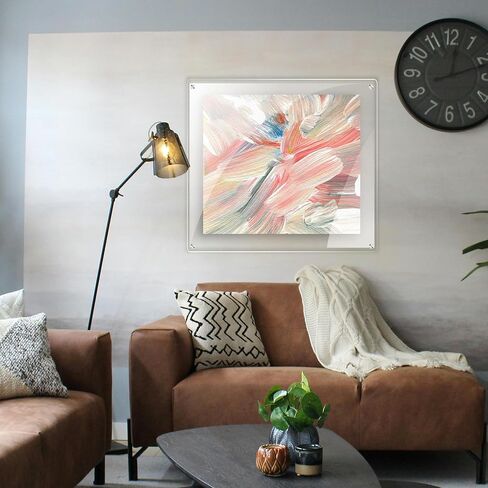 70 Pcs 1/2 x 1 Inch Sign Standoff Screws, Wall Stainless Steel Standoff Mounts Hardware Advertising, Glass Mounting Nail for Hanging Acrylic Picture Frame (Silver) in Kuwait