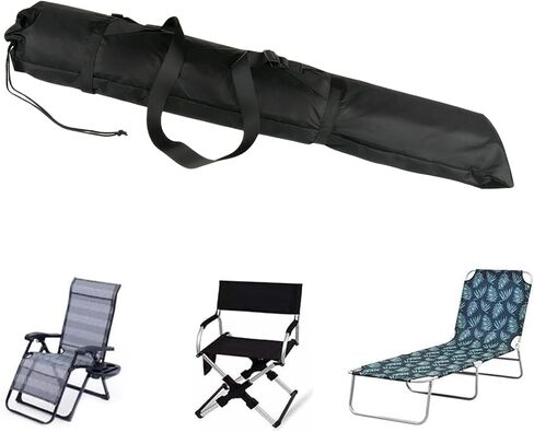 48 بوصة كرسي التخييم حقيبة بديلة ، كرسي قابل للطي في الهواء الطلق حقيبة مع حزام كتف قابل للتعديل ، كيس كبير لخيمة كرسي تخزين كيس متوافق مع GCI ، Coleman ، Kijaro in Kuwait