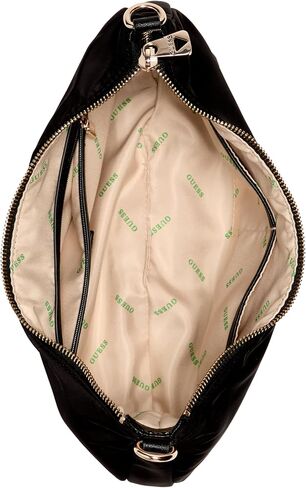 GUESS Eco Gemma Hobo Shoulder Bag, Black in Saudi Arabia