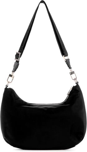 GUESS Eco Gemma Hobo Shoulder Bag, Black in Saudi Arabia