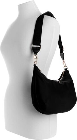 GUESS Eco Gemma Hobo Shoulder Bag, Black in Saudi Arabia