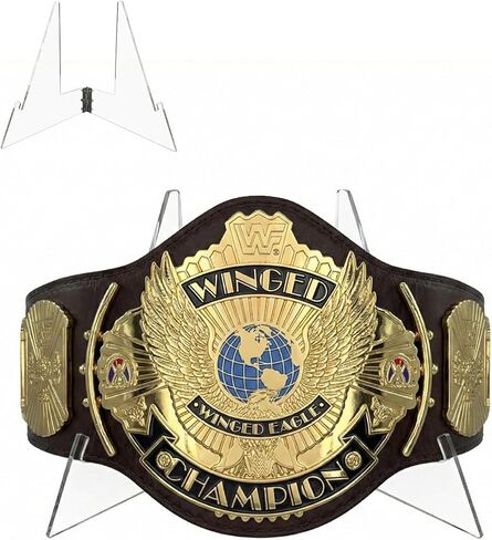 حامل عرض حزام البطولة، حامل أكريليك ممتاز 5 مم لأحزمة المصارعة والبطولة، متوافق مع العناوين المقلدة، عرض سطح الطاولة الشفاف الكريستالي in Kuwait