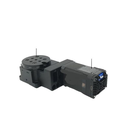 Motorized Hollow Rotating Platform Nema17 Reducer Electric Rotary Positioning Indexing Plate Inspection Visual Table(0.5Nm Driver,60mm Table 90 to 1) in Saudi Arabia