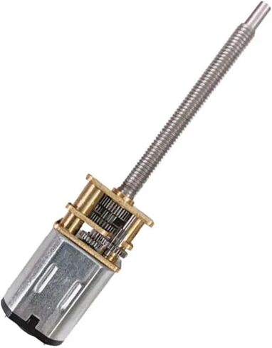 GA12-N20-M3*34 Micro Reduction Gear Motor DC 3V 6V 12V Lengthening Thread Shaft Screw Motor with Metal Gear Wheel(75,6) in Saudi Arabia