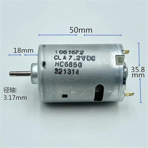 HC685G RS-545 Electric Motor DC 3.7V 5V 7.4V 23500RPM High Speed Mini Carbon Brush Engine for Electric Hand Drill Blower in Saudi Arabia