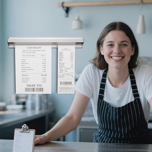 طلب حامل تذكرة للمطعم | رف فحص من الألومنيوم مثبت على الحائط مقاس 36 بوصة | حاجز تذكرة معدني متين للمطبخ والخدمة in Kuwait
