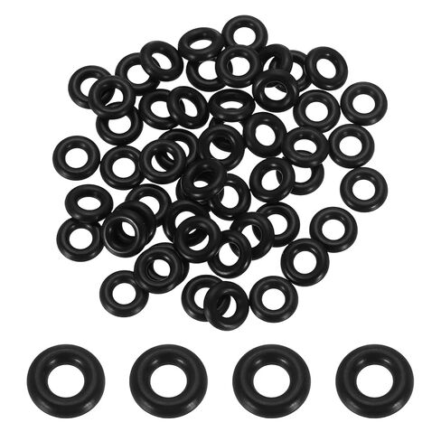 25 قطعة من حلقات O-Rings AS-222 من uxcell، حلقات دائرية مطاطية من النتريل مقاس 1-1/2 بوصة معرف، 1-3/4 بوصة OD، حشية إغلاق مستديرة بعرض 1/8 بوصة لإصلاح ختم السباكة في ماكينات السيارات (70 مقياس التحمل، أسود) in Saudi Arabia