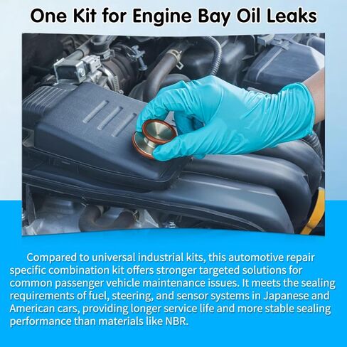 300 قطعة FKM Viton O-Ring Kit، 22 مقاسًا SAE AS568 FKM O-Rings مجموعة لأنظمة السوائل التلقائية، تشكيلة فيتون مقاومة لدرجة الحرارة العالية والزيت، طقم إصلاح حلقات O لأنظمة المحرك وناقل الحركة والفرامل in Kuwait