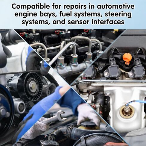300 قطعة FKM Viton O-Ring Kit، 22 مقاسًا SAE AS568 FKM O-Rings مجموعة لأنظمة السوائل التلقائية، تشكيلة فيتون مقاومة لدرجة الحرارة العالية والزيت، طقم إصلاح حلقات O لأنظمة المحرك وناقل الحركة والفرامل in Kuwait