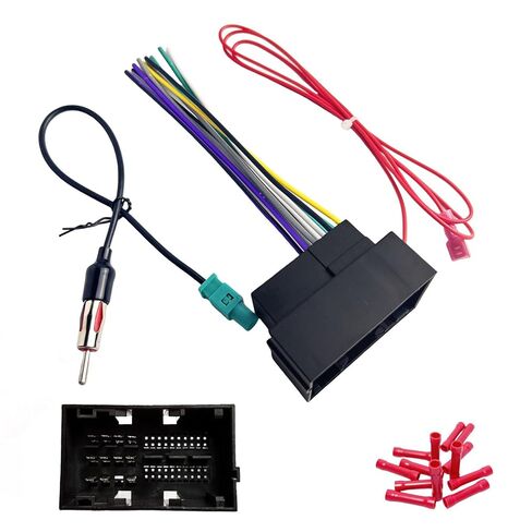 Radio Wiring Harness for Chrysler 2015-2020 Dodge 2013-2019 Jeep 2014-2020 Ram 2013-2021, 52Pin Aftermarket Car Stereo Wiring Harness Install Kit with Antenna Adapter for Pacifica Challenger Cherokee in Kuwait