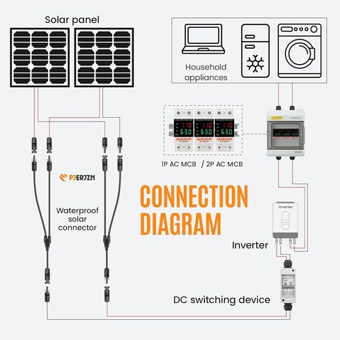 Adjustable Voltage Protector 110/230VAC 2P 63A Adjustable Smart Breaker Voltage Protector Current Limit Quick Disconnect Overvoltage Undervoltage Time-delay Protection Automatic Reset in Kuwait