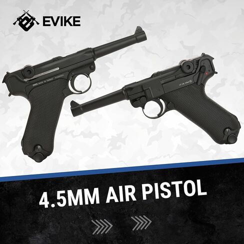 Evike Airguns - مسدس هوائي KWC P08 Luger يعمل بثاني أكسيد الكربون مقاس 4.5 ملم in Kuwait