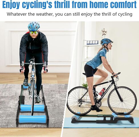 مدرب مقاومة للدراجة في الأماكن المغلقة، أسطوانة تدريب على ركوب الدراجات قابلة للفصل، منصة قطار لركوب الدراجات قابلة للطي، معدات سباقات وتدريبات القوة in Kuwait