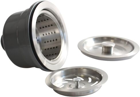 UYNAIT إكسسوارات حوض المطبخ حوض غسيل الخضروات 14 سم تصريف 140 مم سلة مصفاة سميكة XL171 in Kuwait