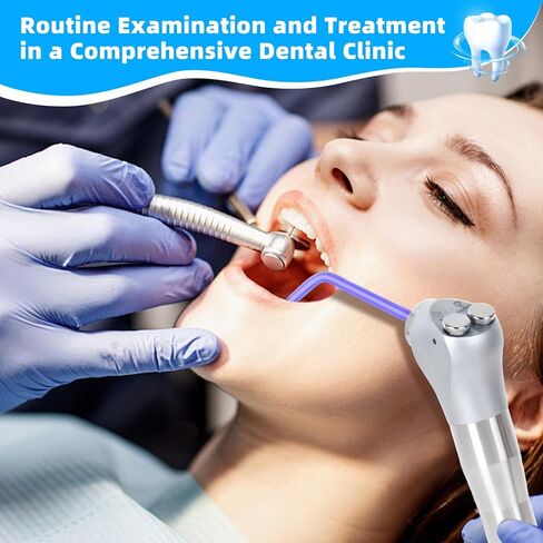 1000 قطعة من رؤوس حقن المياه والهواء الاحترافية للأسنان، فوهات ري الفم للاستعمال مرة واحدة لتنظيف الأسنان، طرف منحني لوحدة طب الأسنان - 4 أكياس محكمة الغلق (250/صندوق) in Kuwait