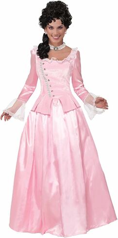 Forum Novelties womens Colonial Maiden Corset-style Dress Adult Sized Costume, Pink, STD US in Kuwait
