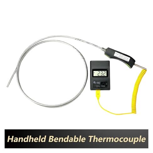 1pcs K Type Thermocouple Temperature Probe - Handheld Immersion Sensor for Molten Aluminum and Zinc Furnace Use(8-300mm) in Saudi Arabia