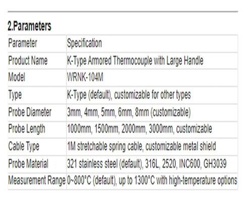 1pcs K Type Thermocouple Temperature Probe - Handheld Immersion Sensor for Molten Aluminum and Zinc Furnace Use(8-300mm) in Saudi Arabia